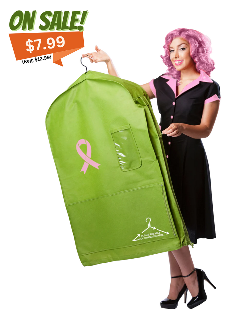 Pink Ribbon Deluxe Pouch Bag