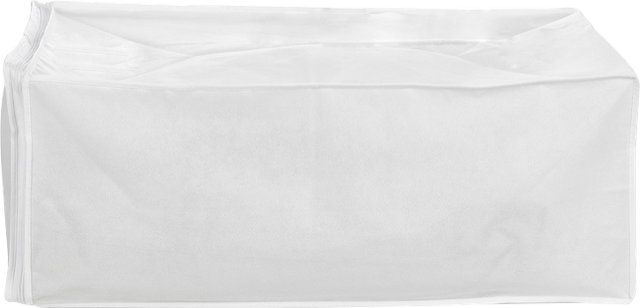 White Blanket / Pillow Storage Bag With Side Zipper – The Green
