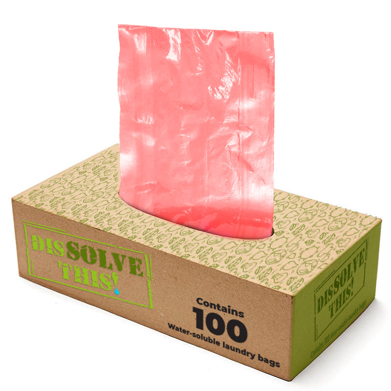 Water Soluble Laundry Bags 36 x 39- (Box of 100)